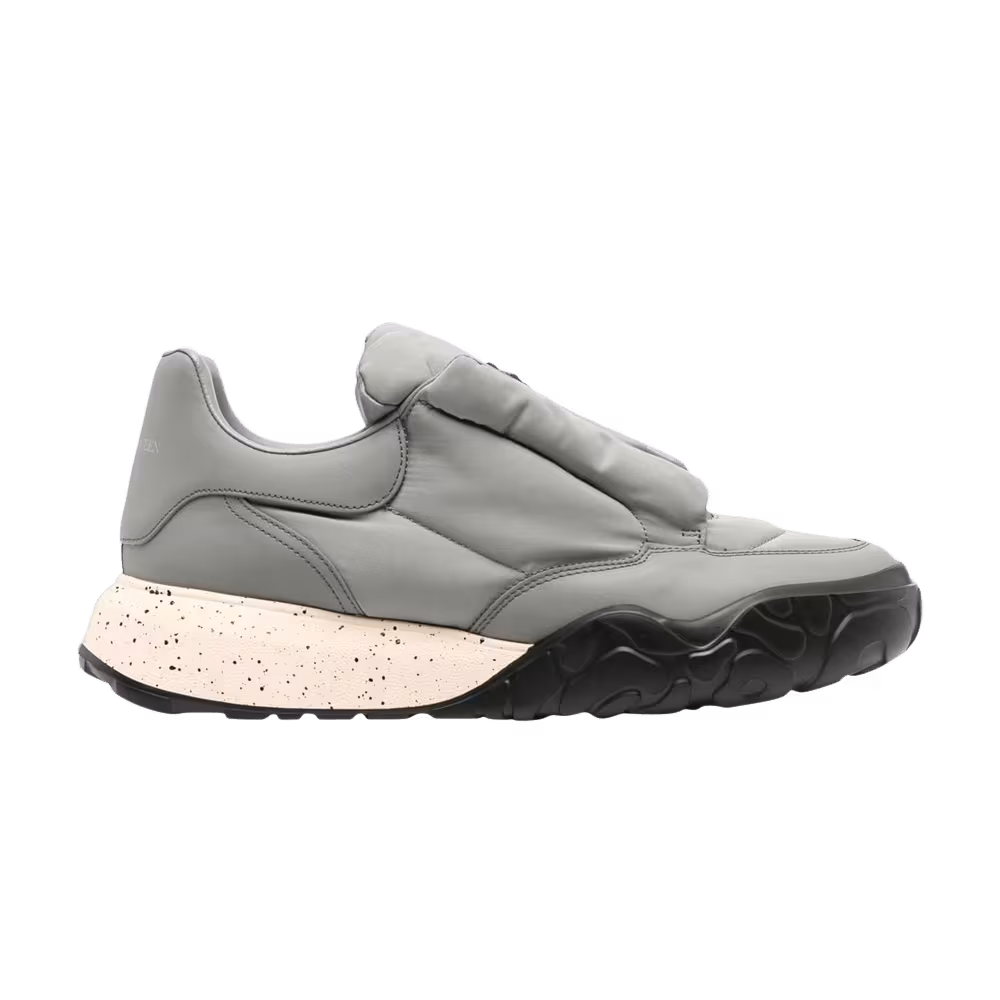 Alexander McQueen Court Puffer Trainer Gravel