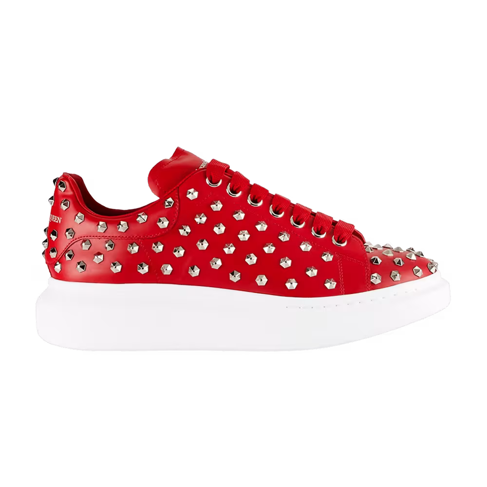 Alexander McQueen Studded Oversized Sneaker Red