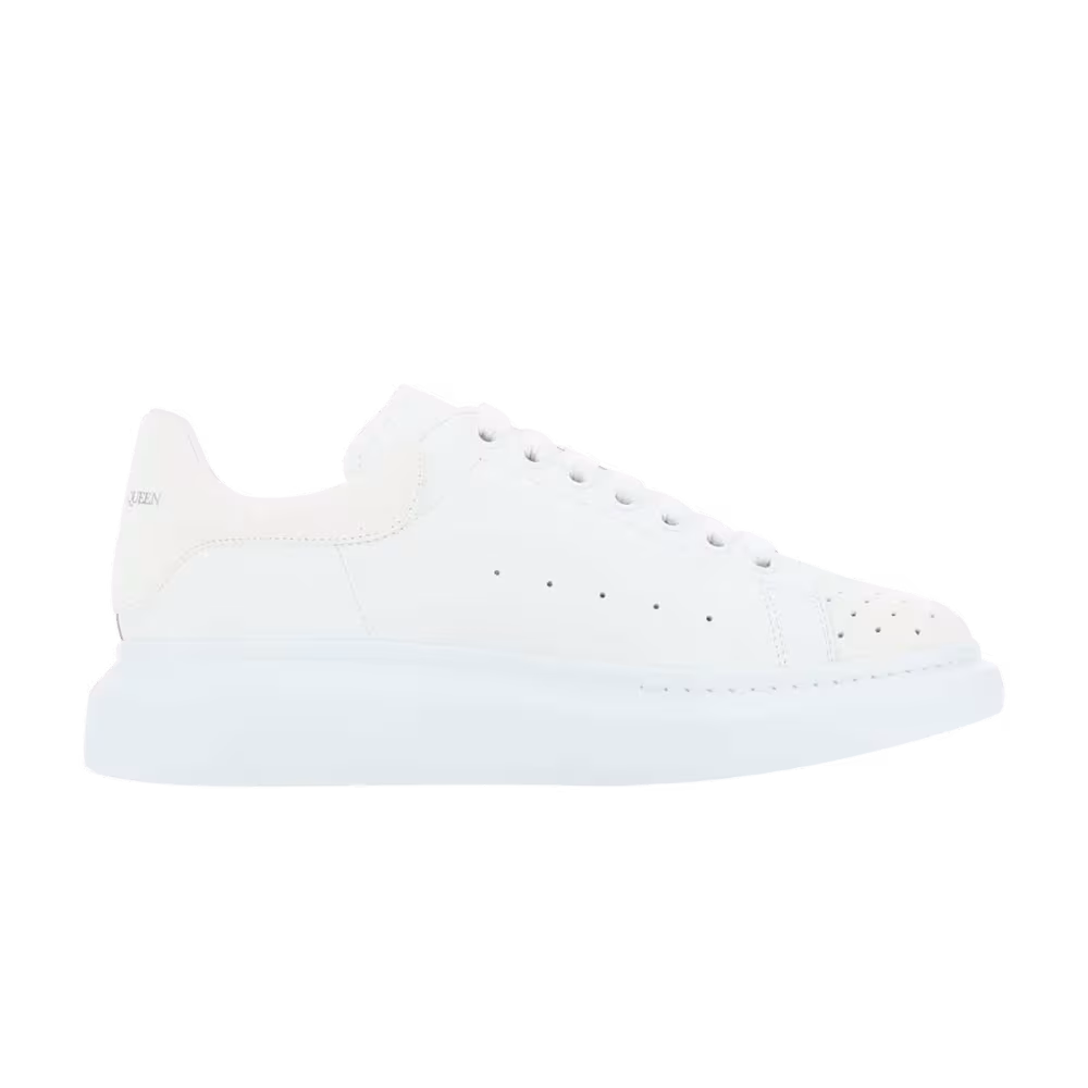 Alexander McQueen Oversized Sneaker White Perforated Toe