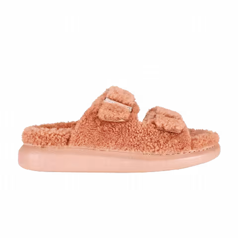 Alexander McQueen Wmns Oversized Hybrid Slide 'Shearling Pink'