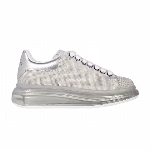 Alexander McQueen Wmns Oversized Sneaker 'Transparent Sole - Silver'
