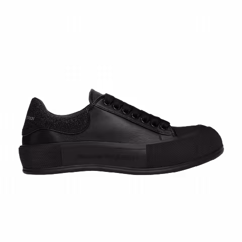 Alexander McQueen Deck Lace-Up Plimsoll 'Black Starry Night'