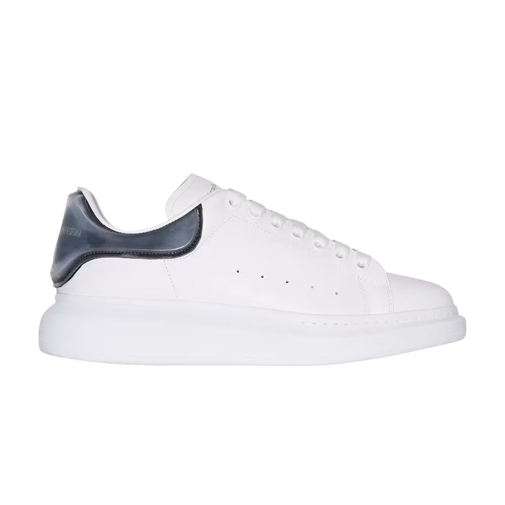 Alexander McQueen Oversized Sneaker Transparent Heel - White Black