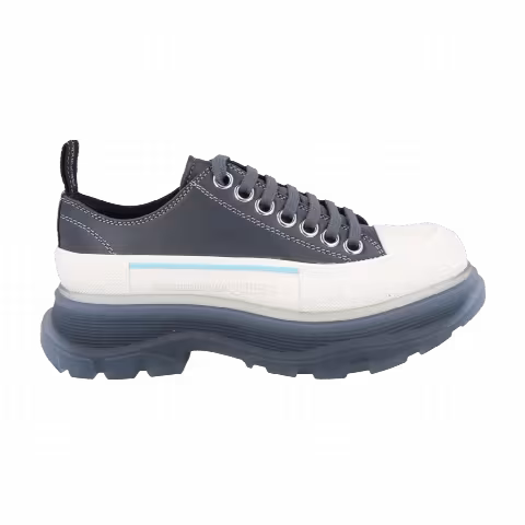 Alexander McQueen Wmns Tread Slick Lace Up 'Navy White'