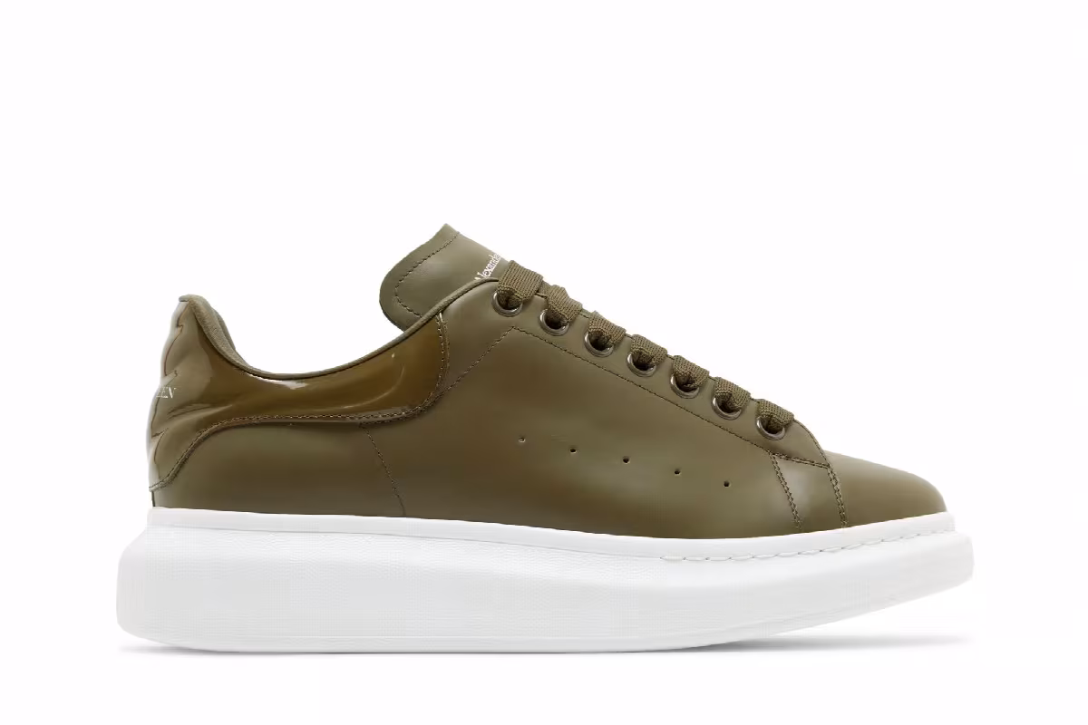 Alexander McQueen Oversized Sneaker Khaki, view 2