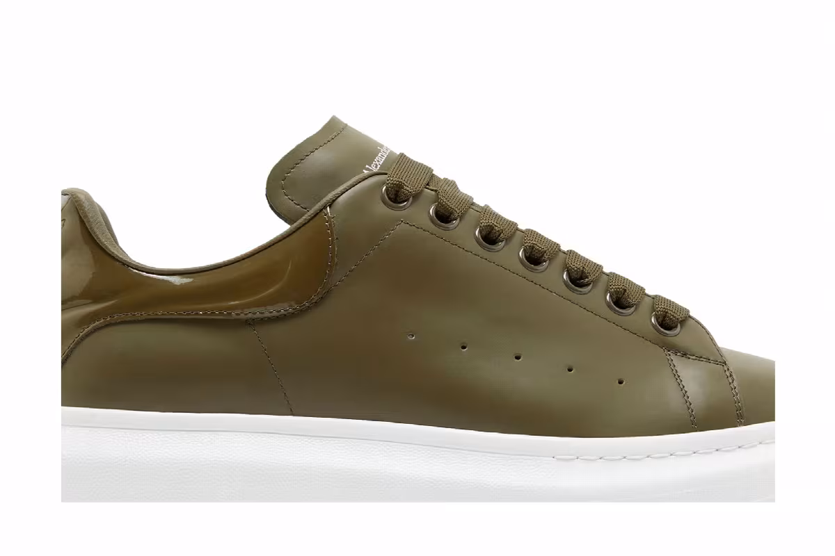 Alexander McQueen Oversized Sneaker Khaki, view 3