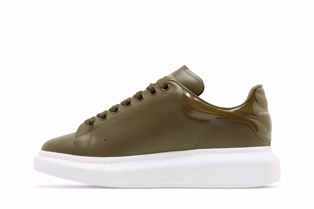Alexander McQueen Oversized Sneaker Khaki, view 4