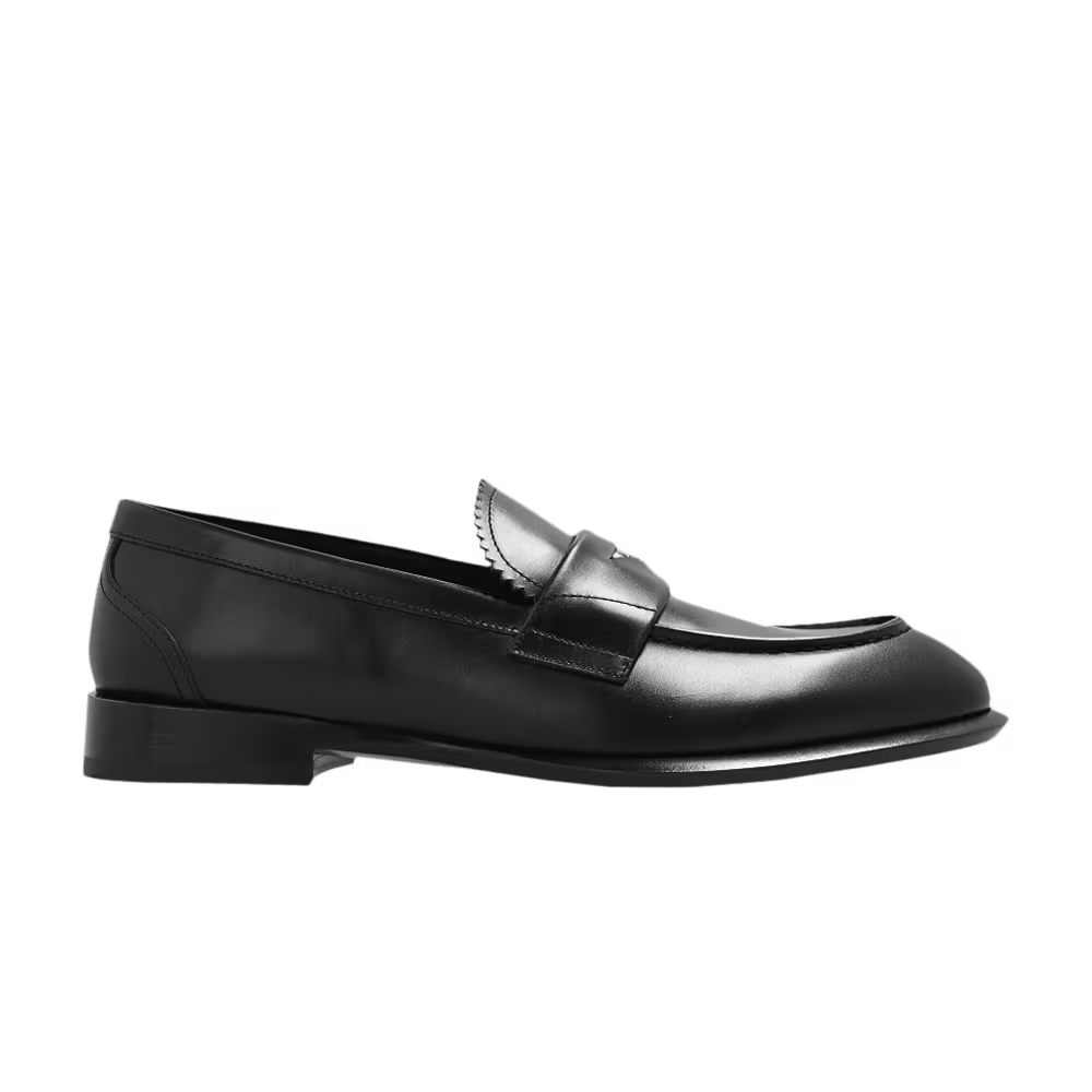 Alexander McQueen Coin-Embellished Loafer Black