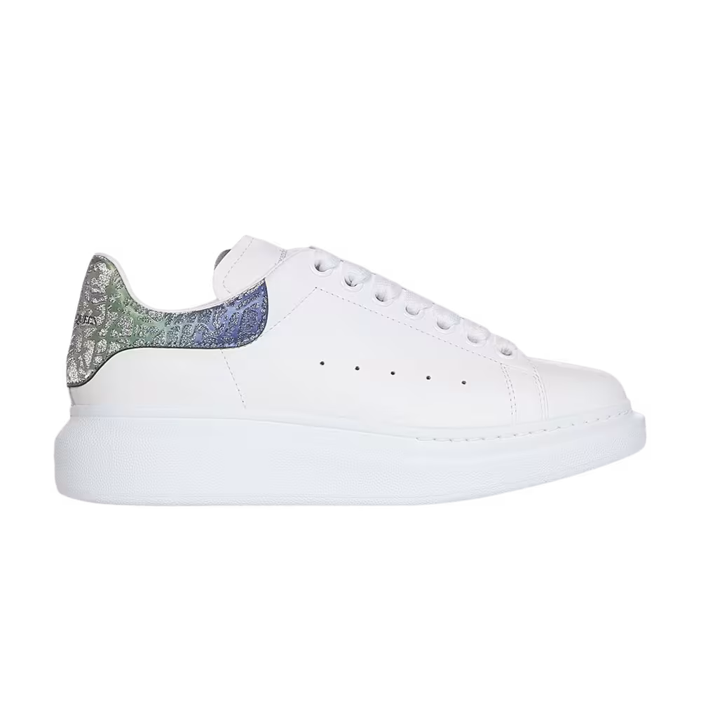 Alexander McQueen Women's Oversized Sneaker White Opalescent