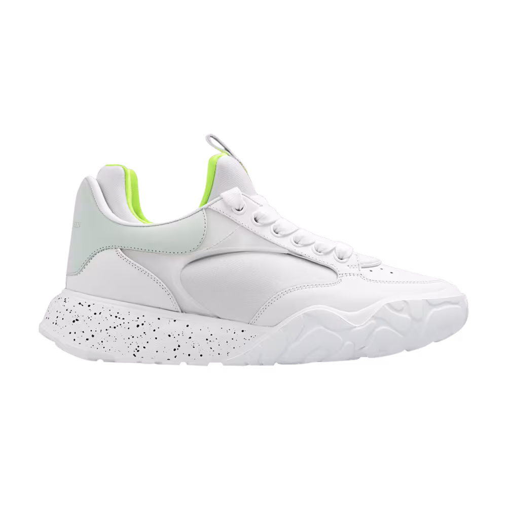 Alexander McQueen Court Tech Trainer White Green