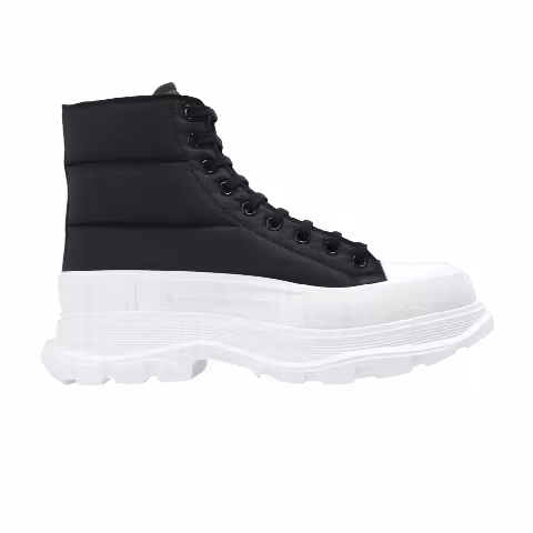 Alexander McQueen Tread Slick Boot 'Black White Nylon'