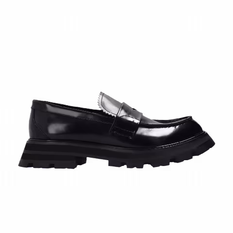 Alexander McQueen Wmns Wander Loafer 'Black' 2021