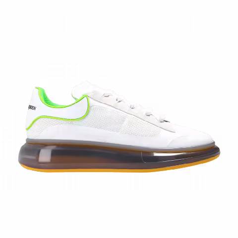 Alexander McQueen Oversized Sneaker 'Clear Sole - White Neon Green'