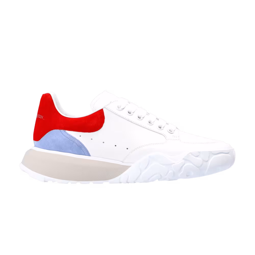 Alexander McQueen Court Trainer White Red Blue