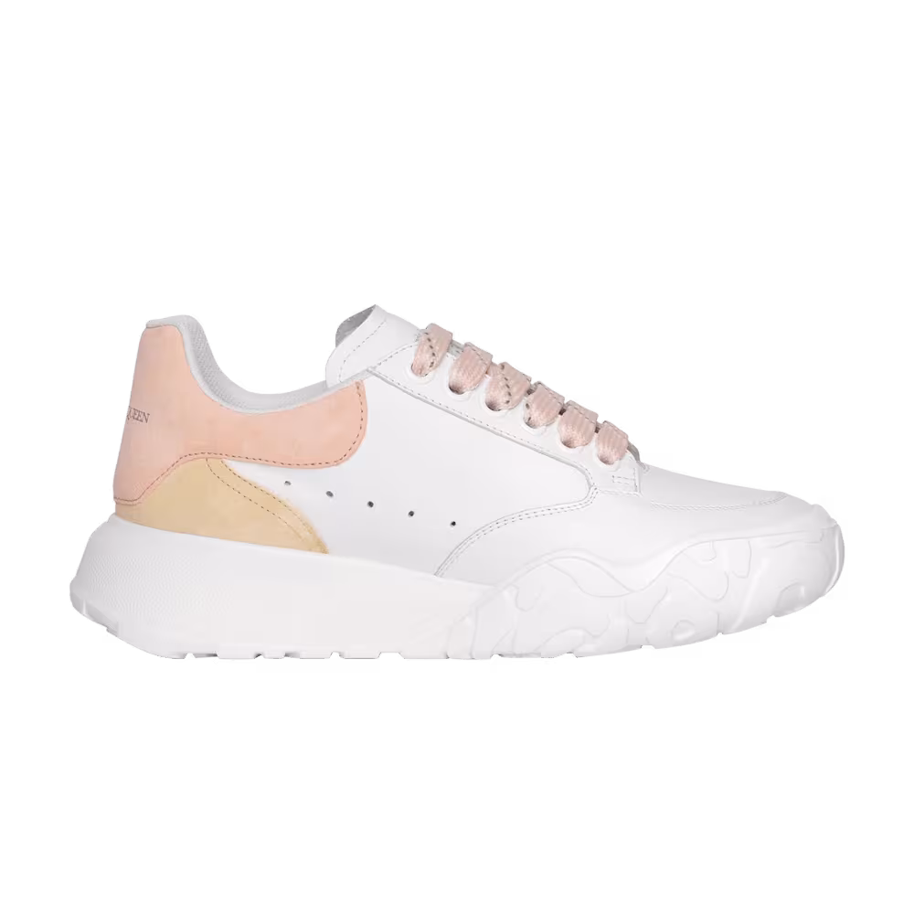 Alexander McQueen Women's Court Trainer Bone Rose