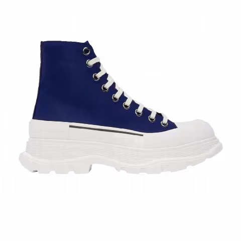 Alexander McQueen Tread Slick Boots 'Ink Blue'