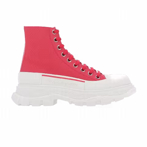 Alexander McQueen Wmns Tread Slick Boots 'Fuchsia'