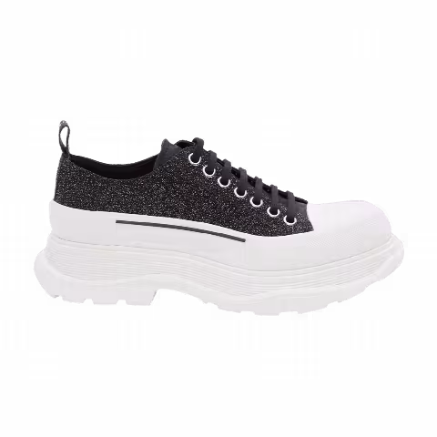 Alexander McQueen Tread Slick Lace-Up 'Galaxy Black'