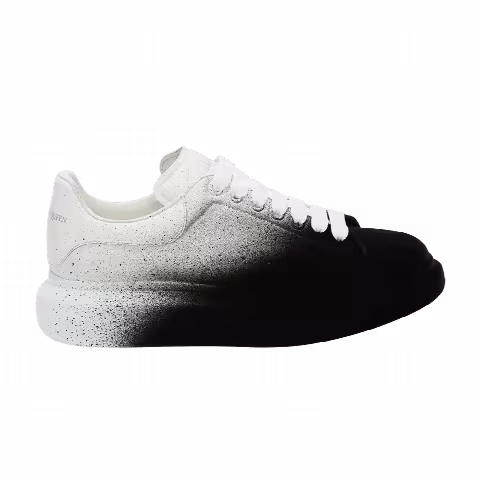 Alexander McQueen Oversized Sneaker 'White Black Spray'