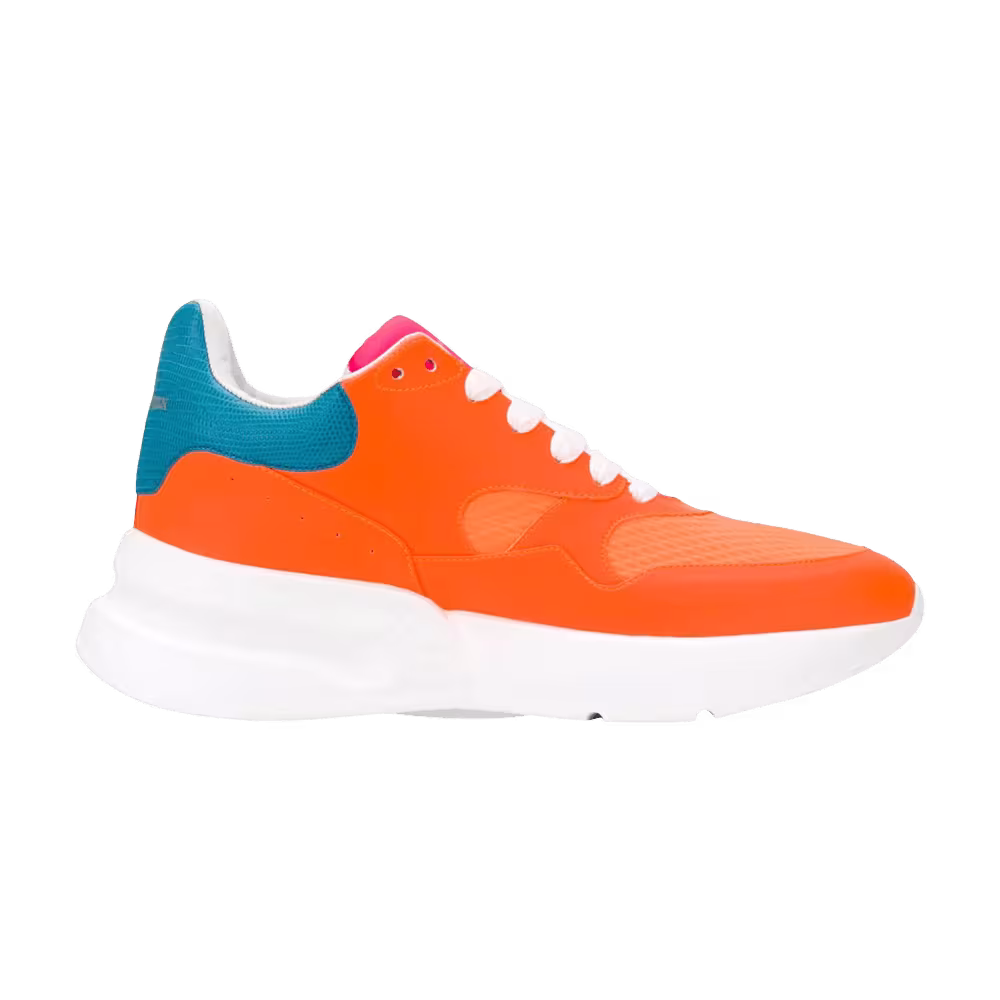Alexander McQueen Runner Sneaker Orange Cobalt