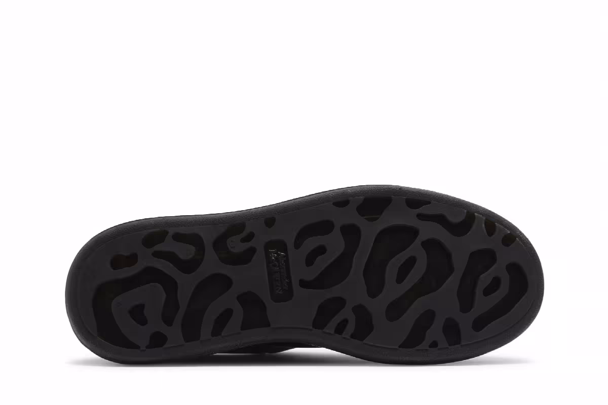 Alexander McQueen Oversized Sneaker Black Lux Gloss, view 5