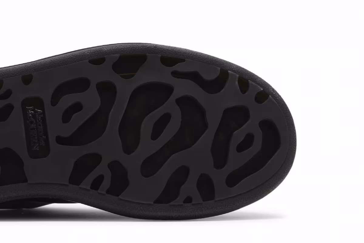 Alexander McQueen Oversized Sneaker Black Lux Gloss, view 6