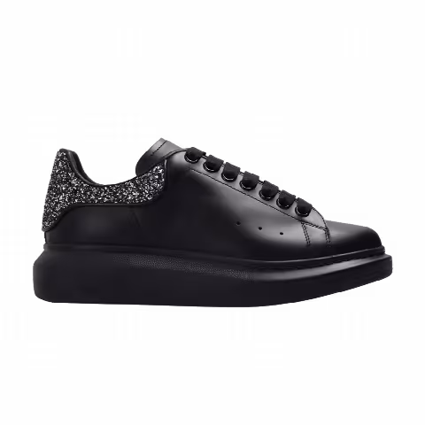 Alexander McQueen Wmns Oversized Sneaker 'Black Glitter'