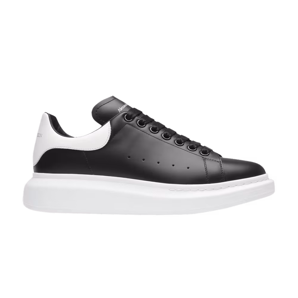 Alexander McQueen Women's Oversized Sneaker Black White 2019