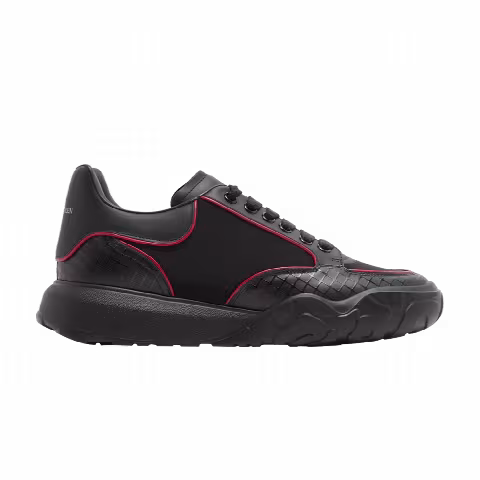 Alexander McQueen Oversized Court Trainer 'Black Lust Red'