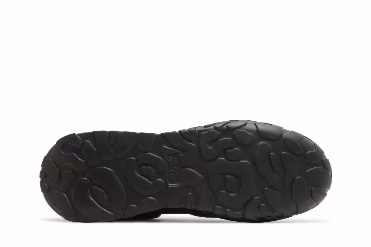 Alexander McQueen Oversized Court Trainer Black Lust Red, view 5