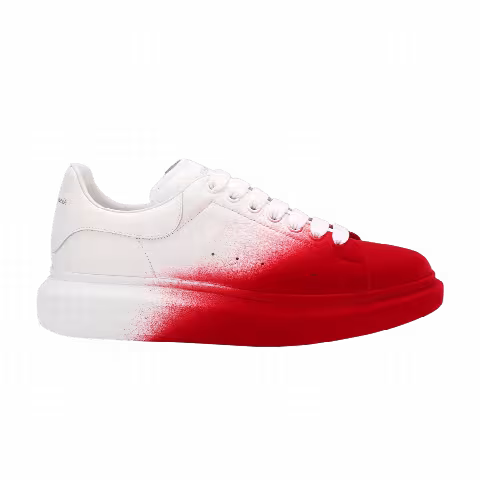 Alexander McQueen Oversized Sneaker 'Lust Red Velvet Spray'