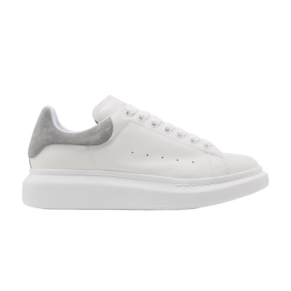 Alexander McQueen Oversized Sneaker White Grey Suede