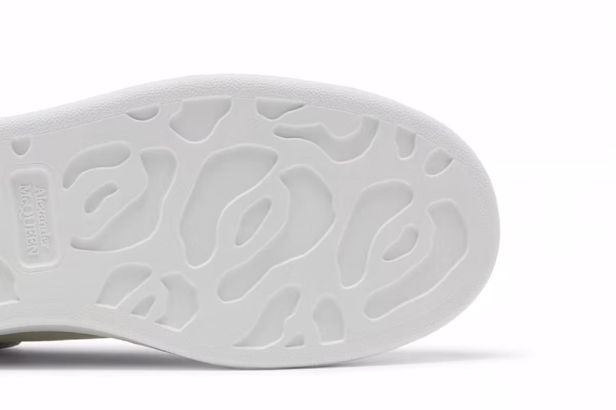 Alexander McQueen Oversized Sneaker White Grey Suede, view 6