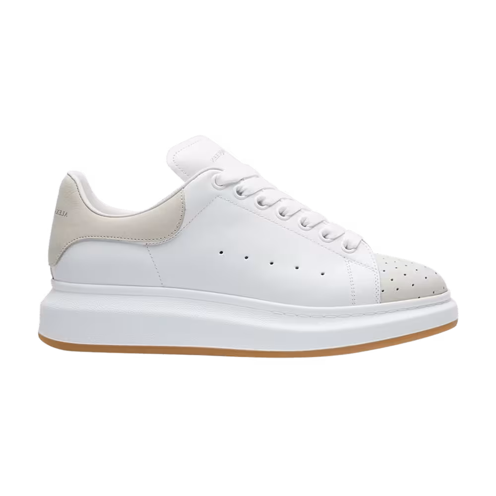 Alexander McQueen Oversized Sneaker White Sabbia