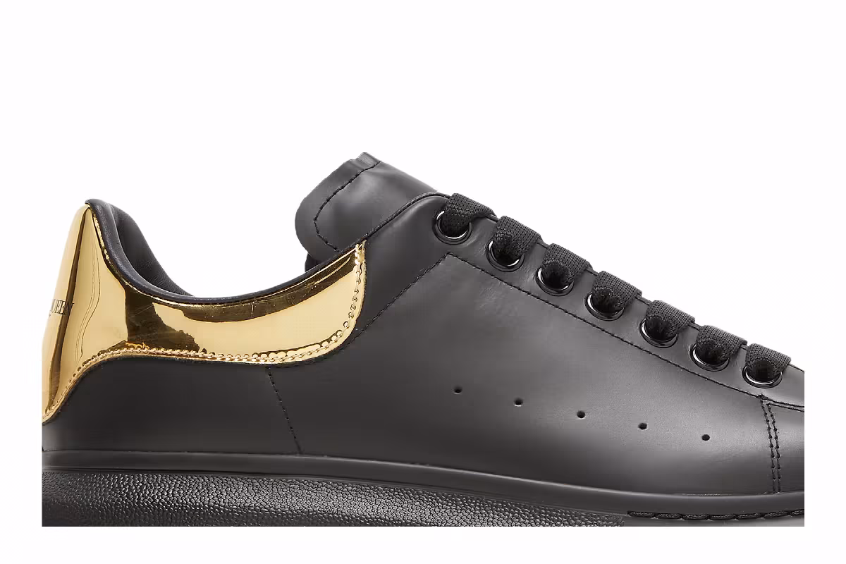 Alexander McQueen Oversized Sneaker Black Gold, view 3