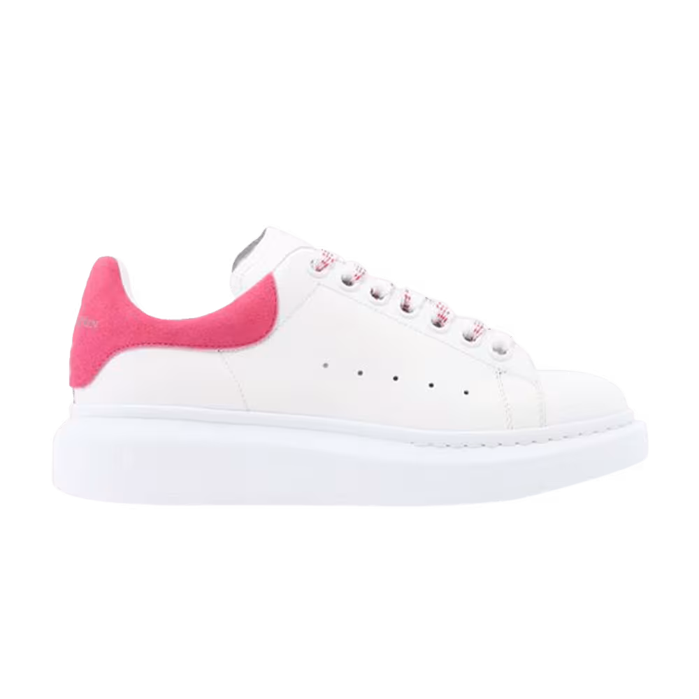 Alexander McQueen Women's Oversized Sneaker White Peony Pink