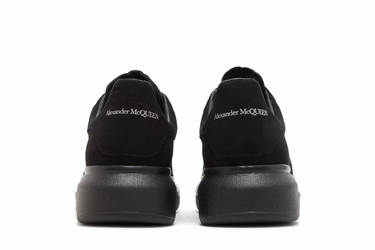 Alexander McQueen Oversized Sneaker Black Suede, view 7