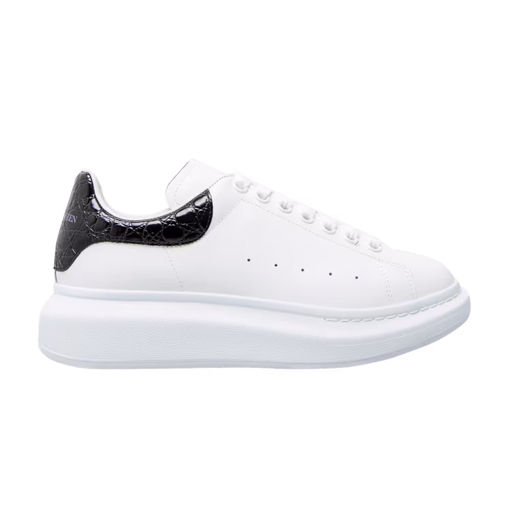 Alexander McQueen Women's Oversized Sneaker White Black