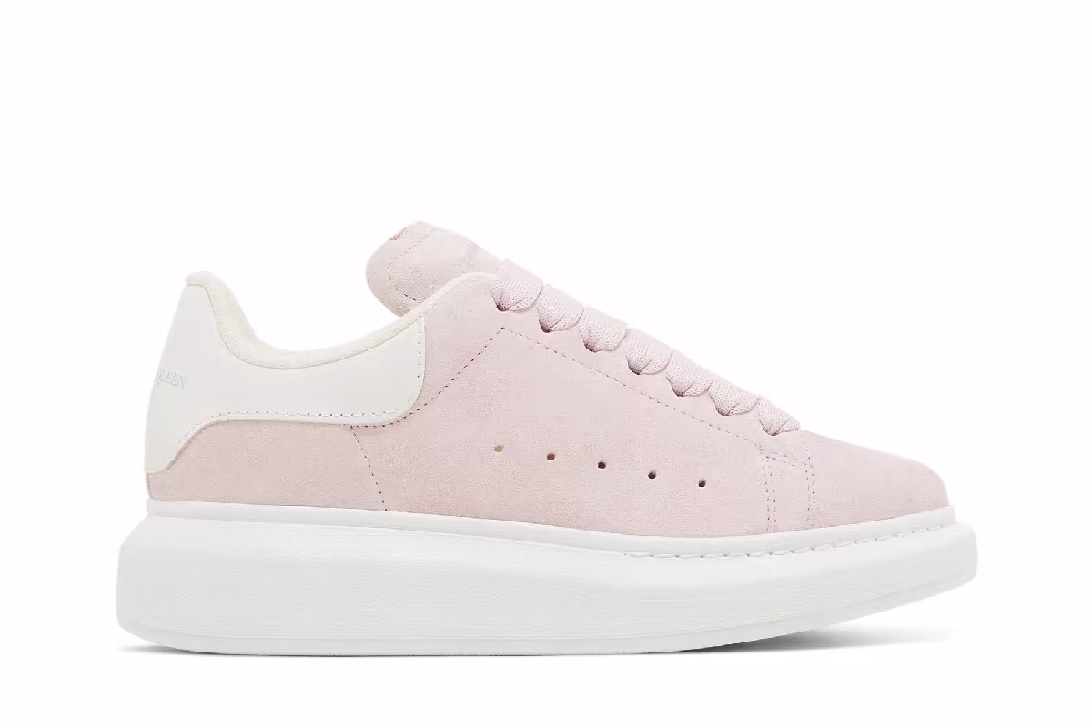 Alexander McQueen Women's Oversized Sneaker Light Pink, view 2