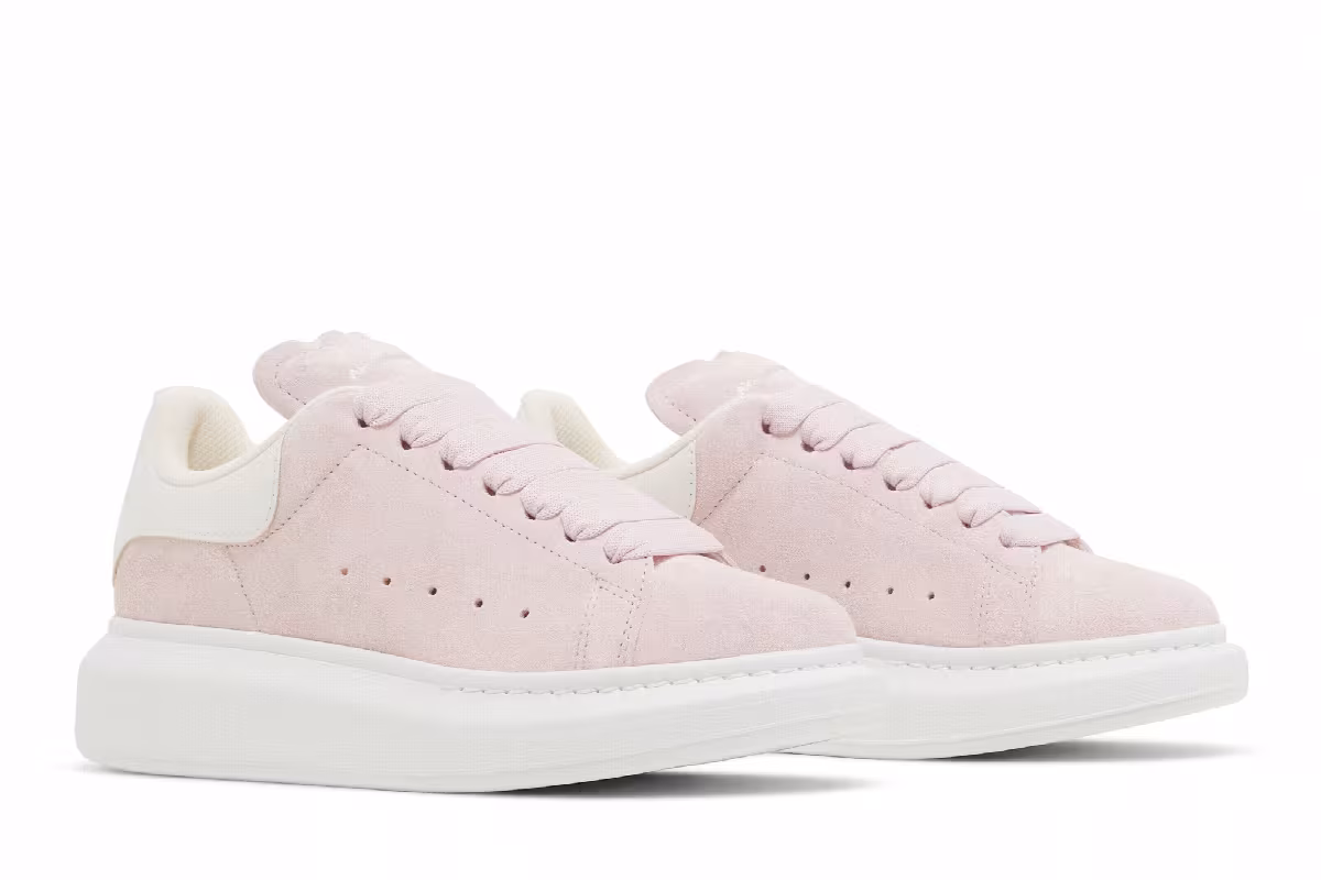 Alexander McQueen Women's Oversized Sneaker Light Pink, view 9