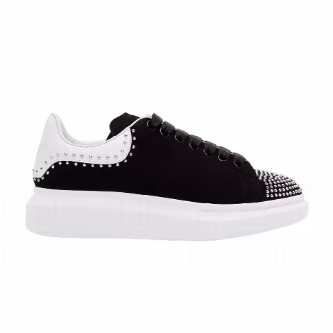 Alexander McQueen Oversized Sneaker 'Black Suede Studded' SSENSE Exclusive