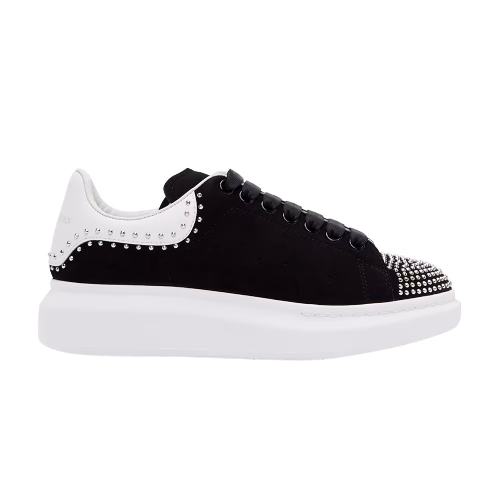 Alexander McQueen Oversized Sneaker Black Suede Studded