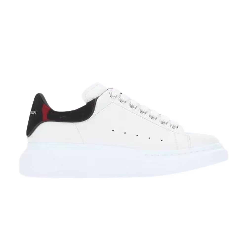 Alexander McQueen Women's Oversized Sneaker White Printed Calfhair