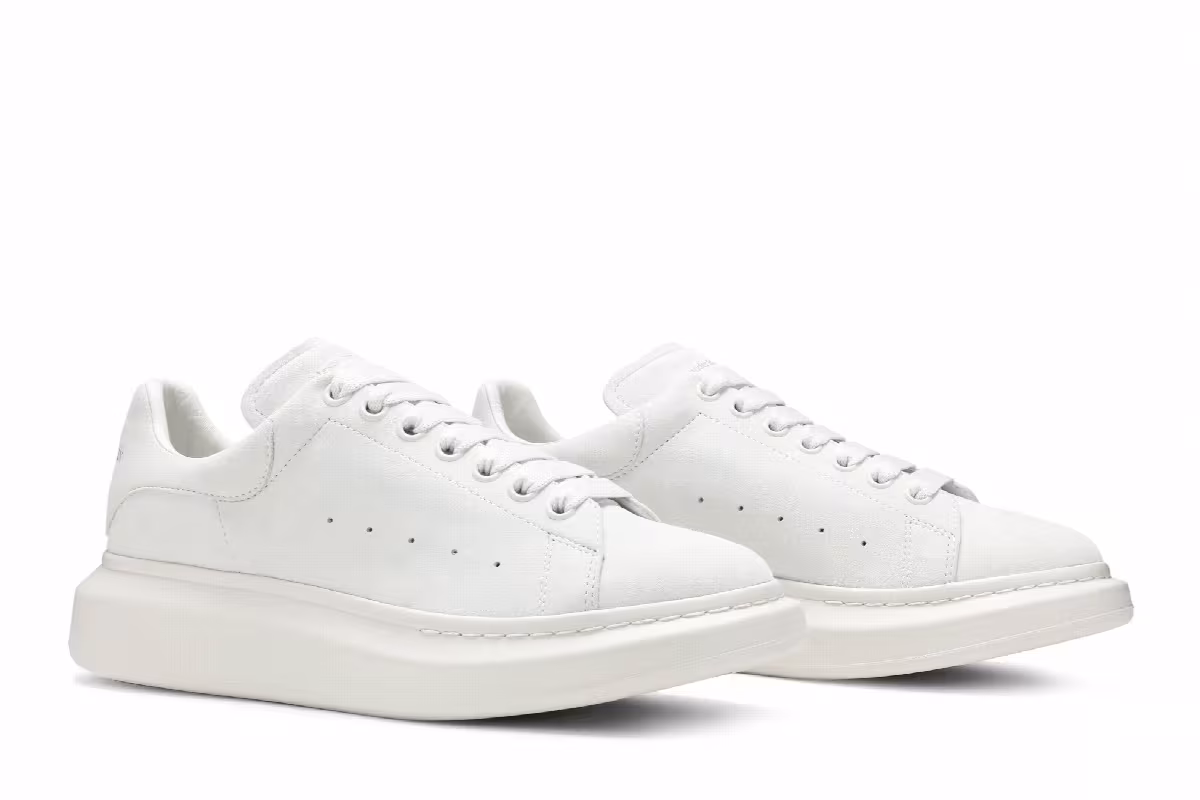 Alexander McQueen Oversized Sneaker White, view 9