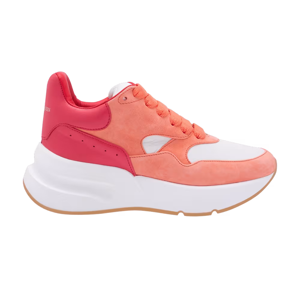Alexander McQueen Women's Oversized Sneaker Peach Coral