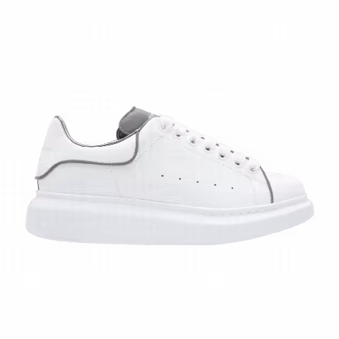 Alexander McQueen Wmns Oversized Sneaker 'White Silver'
