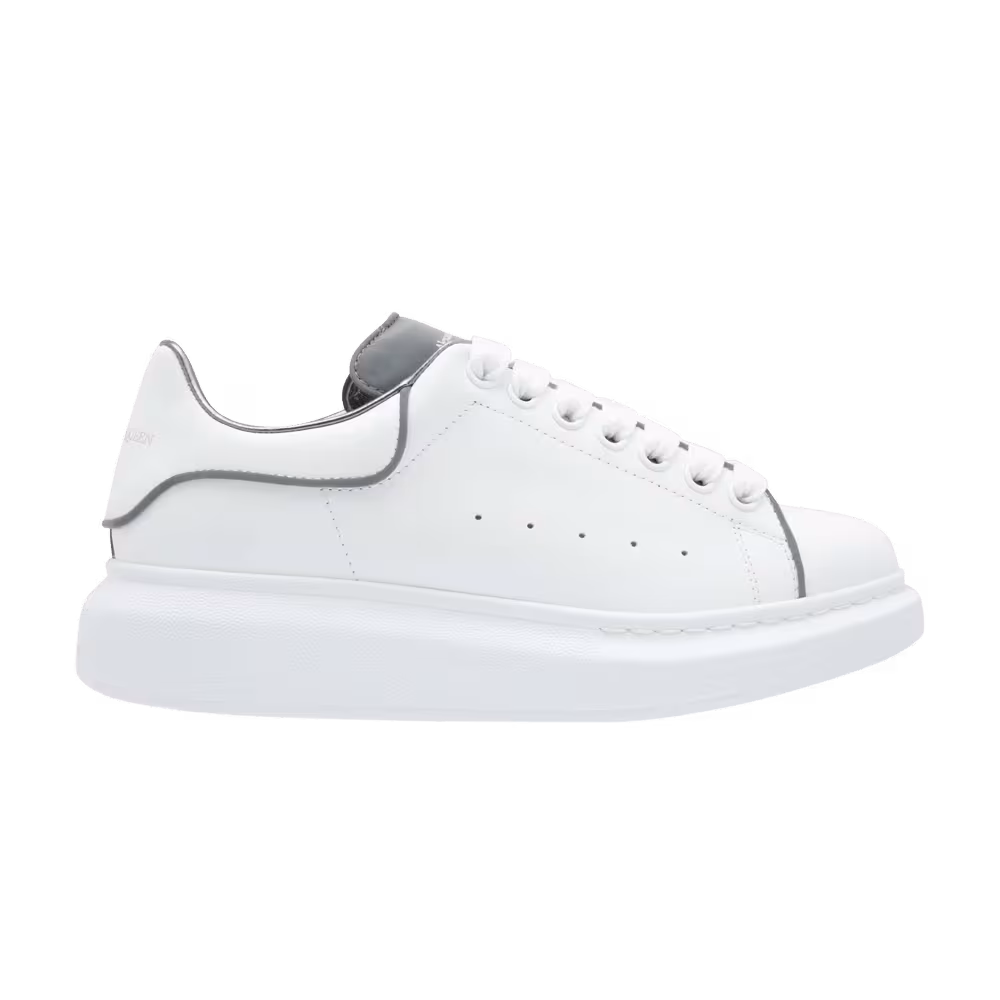 Alexander McQueen Women's Oversized Sneaker White Silver