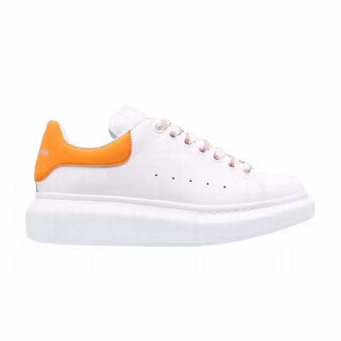 Alexander McQueen Wmns Oversized Sneaker 'White Orange'
