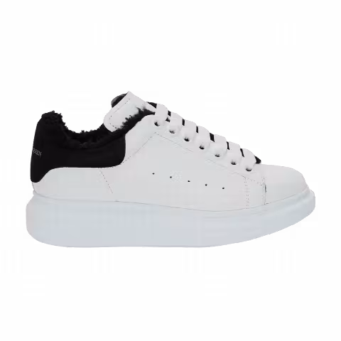 Alexander McQueen Wmns Oversized Sneaker 'White Black'