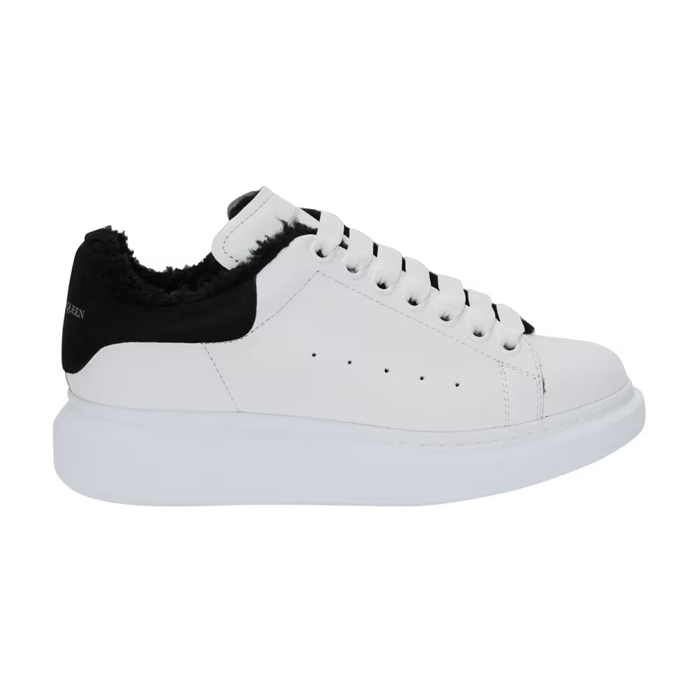 Alexander McQueen Women's Oversized Sneaker White Black
